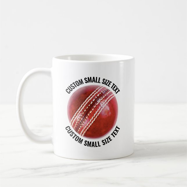 Petit Mug Personnalisé Cricket 330ml (Gauche)
