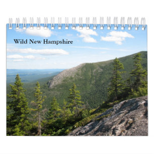 Petit New Hampshire calendrier mural sauvage de