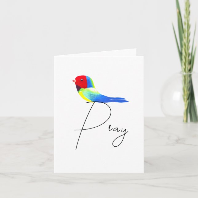 Petit oiseau de prière (Devant)