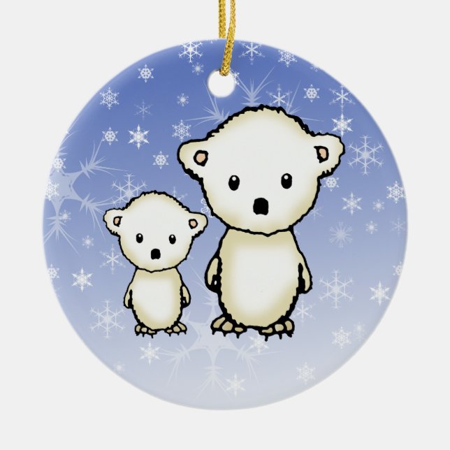 Petit ours polaire décoration de Noël (Devant)