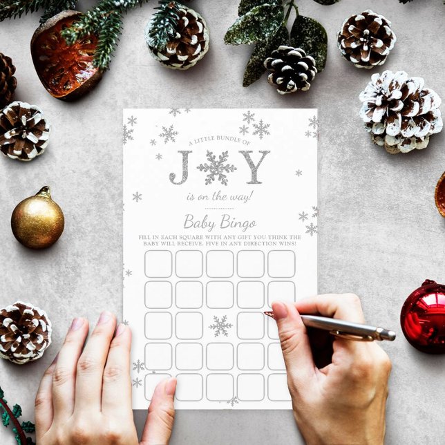 Petit Pack De Joie Baby shower De Noël Bingo (Créateur téléchargé)
