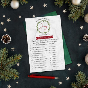 Petit Pack De Joie Baby shower De Noël Jeu