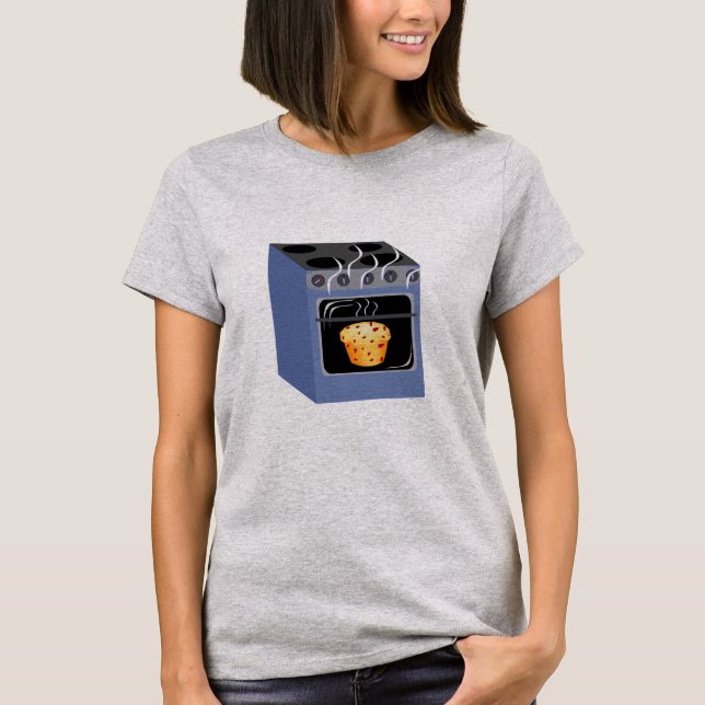 Petit pain dans le T-shirt de four (Devant)
