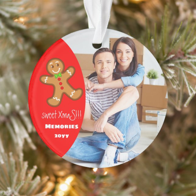 petit pain d'épices XmaS doux homme Texte modifiab (Arbre)