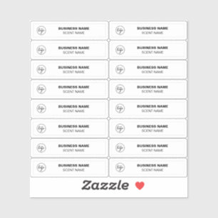 Petit parfum Échantillon de Étiquettes 0,5 x 1,8