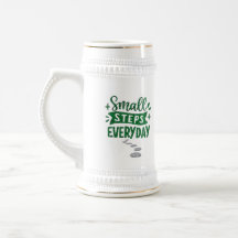 Petit Pas Tous les Jours Mug Inspirant