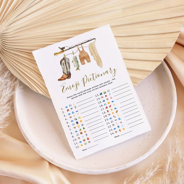 Petit Pêcheur Baby shower Emoji jeu de photos (Créateur téléchargé)