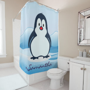 Petit Penguin Design Douche rideau