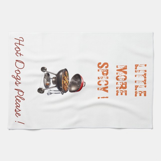 Petit Plus Épicé Torchons de Cuisine pour Barbecue (Horizontal)