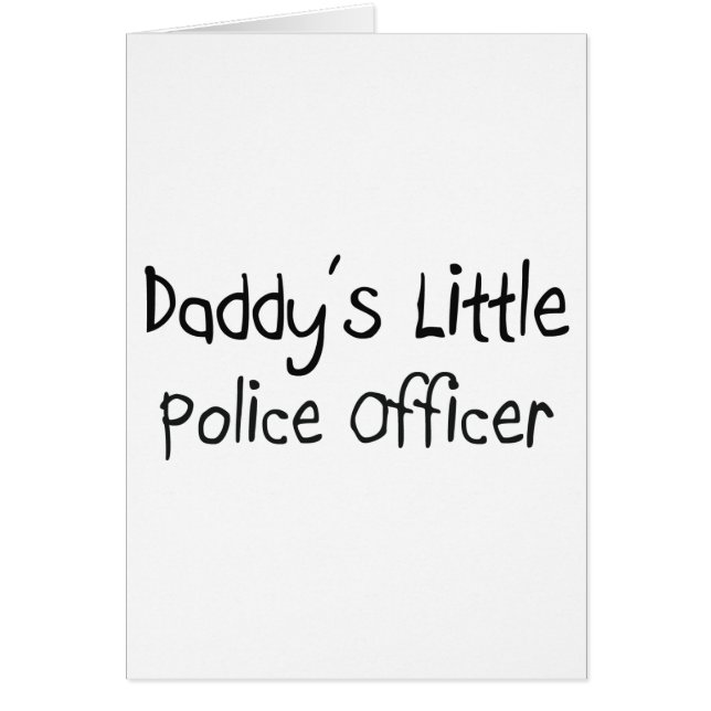 Petit policier du papa (Devant)