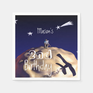 PETIT PRINCE 2e anniversaire serviettes en papier