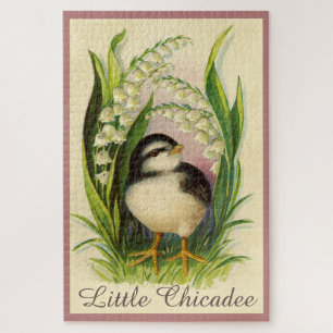Petit Puzzle d'oiseaux noirs