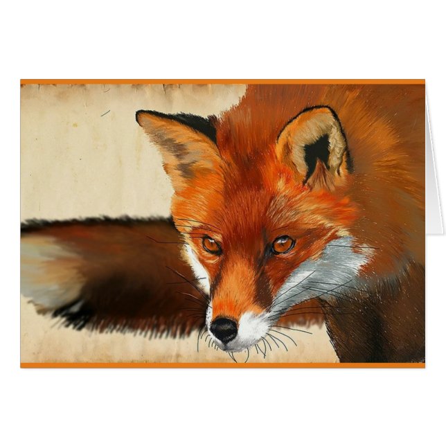 Petit renard rouge vierge (Devant horizontal)