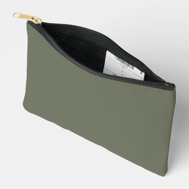 Petit sac à imprimé vert olive (Ouvrir)