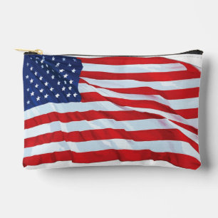 Petit sac accessoire pochette drapeau États-Unis p