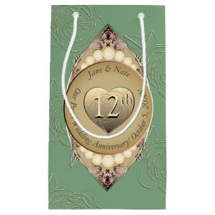 Petit Sac Cadeau 12e/30e Sac-cadeau pour Mariage Pearl Anniversaire