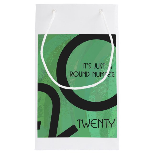 Petit Sac Cadeau 20e anniversaire de la Décennie verte (Dos)