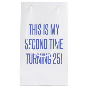 Petit Sac Cadeau 50e anniversaire Gag cadeau