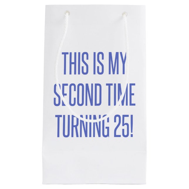 Petit Sac Cadeau 50e anniversaire Gag cadeau (Devant)