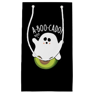 Petit Sac Cadeau A-boo-cado Amusant Avocado Pun Dark BG