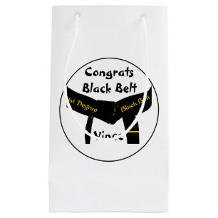 Petit Sac Cadeau Ă?res félicitations de ceinture noire de degré