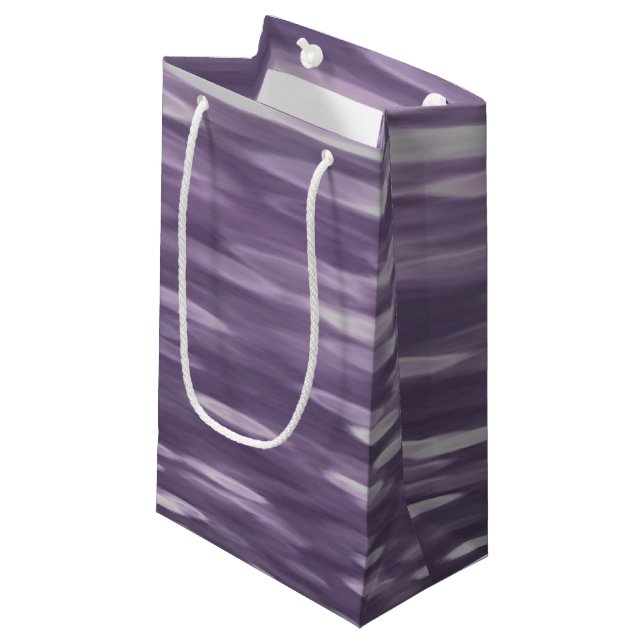 Petit Sac Cadeau Abstrait #1 : Ultra Violet Shimmer (Devant Angle)