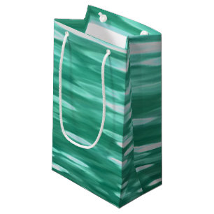 Petit Sac Cadeau Abstrait #3 : Shimmer vert