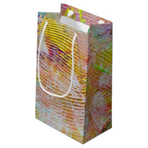 Petit Sac Cadeau Abstrait peint à cheval