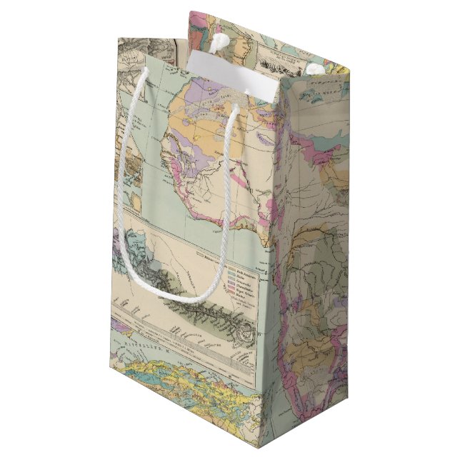 Petit Sac Cadeau Afrika - carte d'atlas de l'Afrique (Dos Angle)