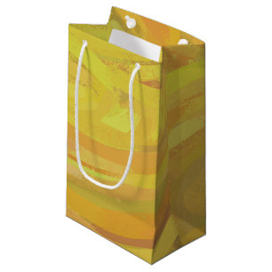 Petit Sac Cadeau Aiguille jaune ananas