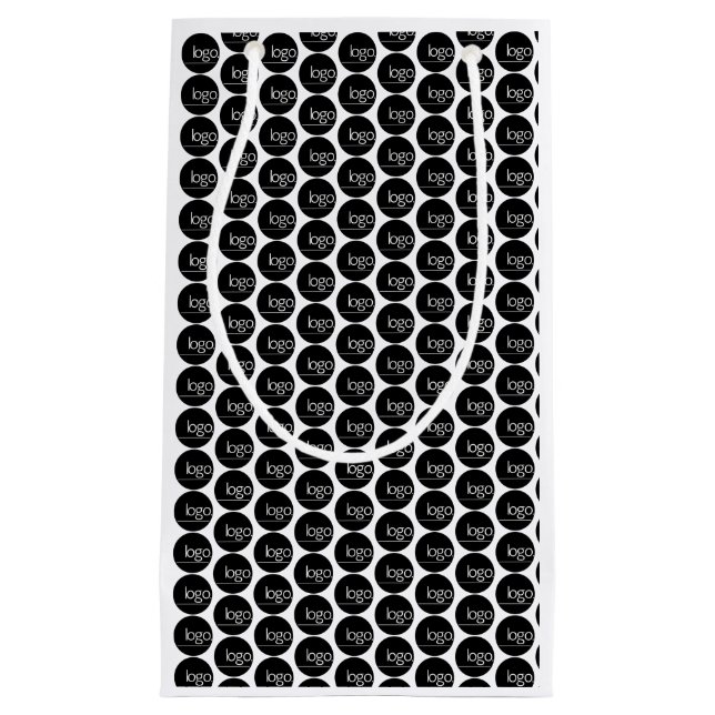 PETIT SAC CADEAU AJOUTEZ VOTRE PROPRE LOGO RÉPÉTANT LA MARQUE D'AFF (Devant)