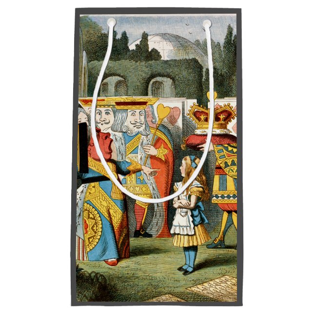 Petit Sac Cadeau Alice à Wonderland (Devant)