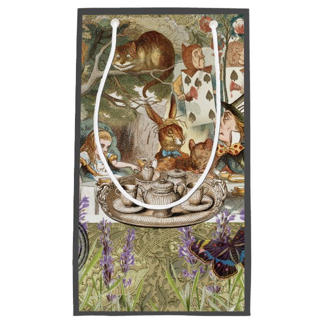 Petit Sac Cadeau Alice au pays des merveilles (Devant)