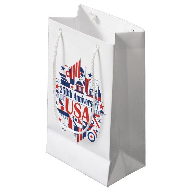 Petit Sac Cadeau America’s 250th anniversary (Devant Angle)