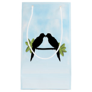Petit Sac Cadeau Amour du perroquet
