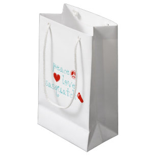 Petit Sac Cadeau Amour et Sasquatch de paix