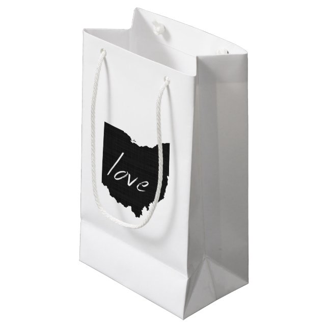 Petit Sac Cadeau Amour Ohio (Devant Angle)
