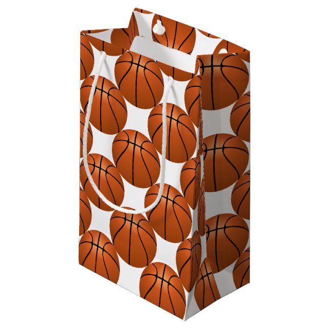 Petit Sac Cadeau Amusement de basket-ball (Devant Angle)