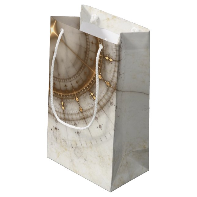 Petit Sac Cadeau Ancient Nautical Chart (Dos Angle)