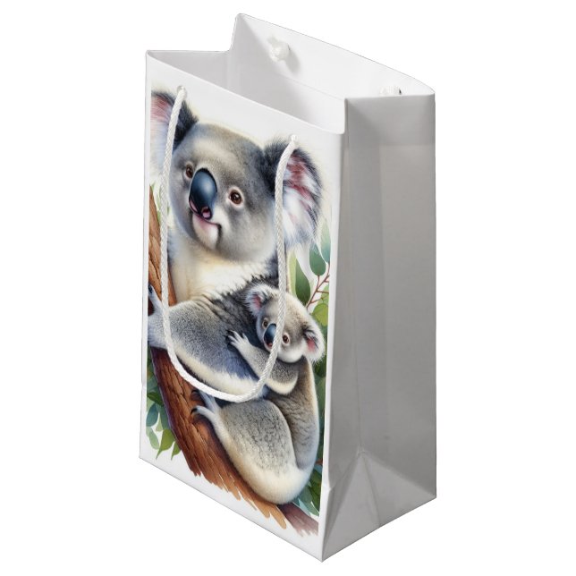 Petit Sac Cadeau Animaux de la faune Koala (Devant Angle)