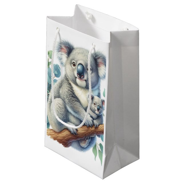 Petit Sac Cadeau Animaux sauvages Koala (Devant Angle)