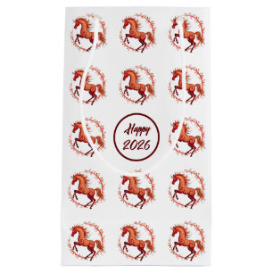 Petit Sac Cadeau Année du cheval 2026