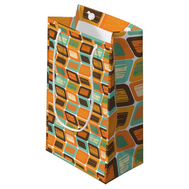 Petit Sac Cadeau Années 1970 (Devant Angle)