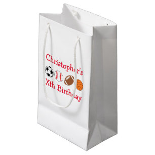 Petit Sac Cadeau Anniversaire du sport