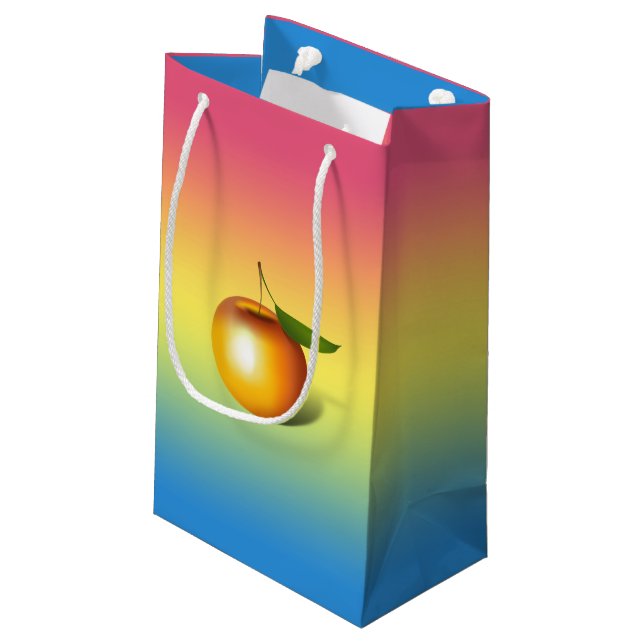 Petit Sac Cadeau Apple 3-d (Dos Angle)