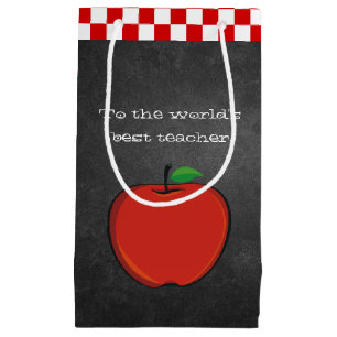 Petit Sac Cadeau Apple sur le cadeau de professeur de tableau