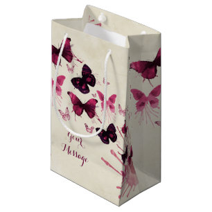 Petit Sac Cadeau Aquarelle de papillons toute l'occasion