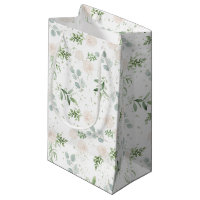 Aquarelle Verdure et fleurs blanches Floral