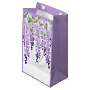Petit Sac Cadeau Aquarelle Wisteria
