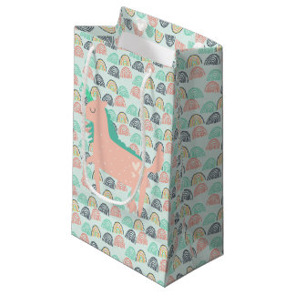 Petit Sac Cadeau Arcs-en-ciel et licornes